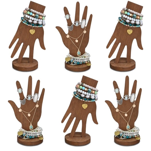 Real Wooden Hand Jewelry Display~NWT - Picture 8 of 11